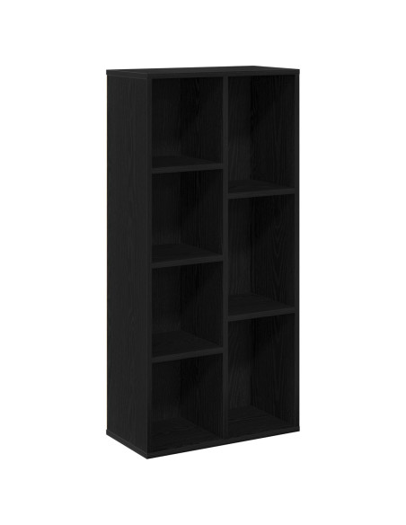 Libreria Rovere Nero 50 x 25 x 102 cm