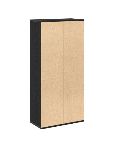 Libreria Rovere Nero 50 x 25 x 102 cm