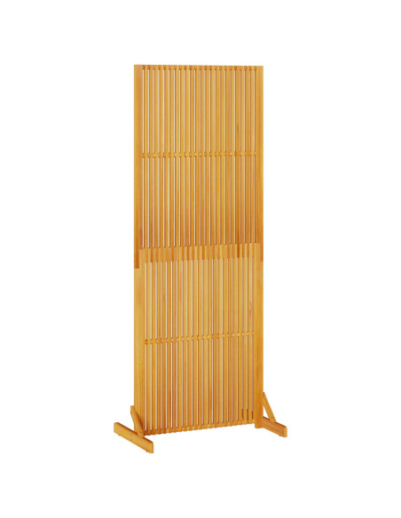 Schermo Privacy  per Interni/Esterni 200 cm in Legno Massello di Acacia