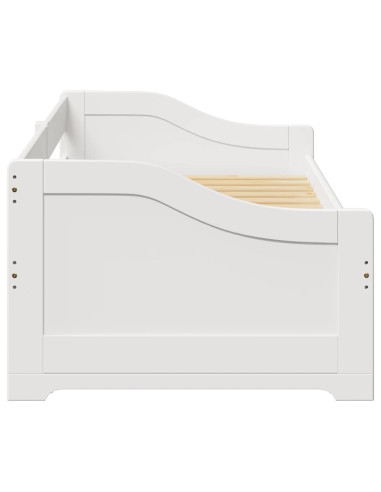 Lettino con Rotelle senza Materasso IRUN Bianco 90x200 cm