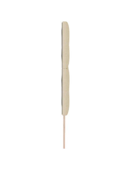 Testiera  Imbottita con Bottoni Crema 180 cm in Tessuto