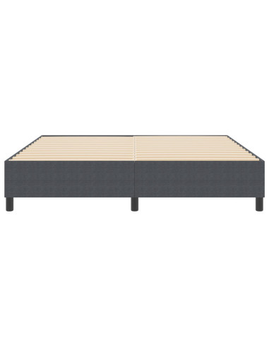 Struttura letto piattaforma Grigio scuro 180 x 200 cm Tessuto
