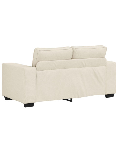 Divano 2 pcs Beige 221 x 80 x 82 cm Tessuto misto lino