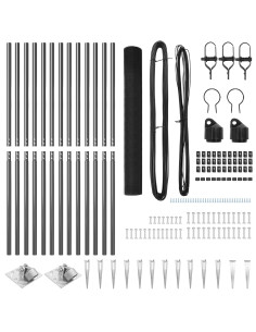 Palo della recinzione Grigio 25 x 1,4 m (maglia 25 x 25 mm) 2