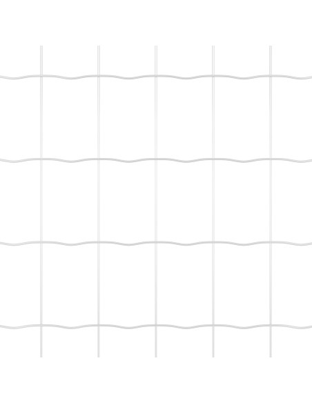 Set di Recinzioni per Giardino  Set di 2 Acciaio Zincato 10 x 0.6 m