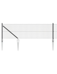 Palo della recinzione Grigio 50 x 0,6 m (maglia 12 x 12 mm) 2