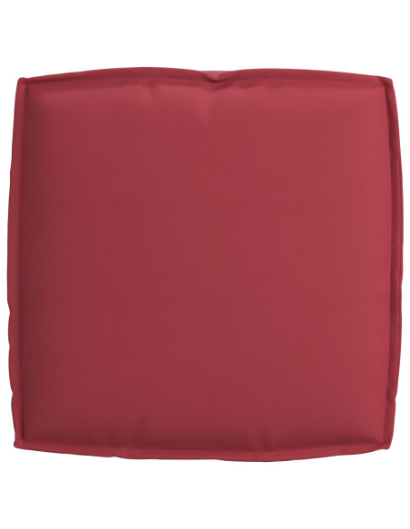 Cuscino da esterno  Rosso vino Poliestere 50 cm x 50 cm x 12 cm