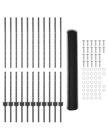 Recinzione con Posto Grigio 1,2 x 25 m Acciaio