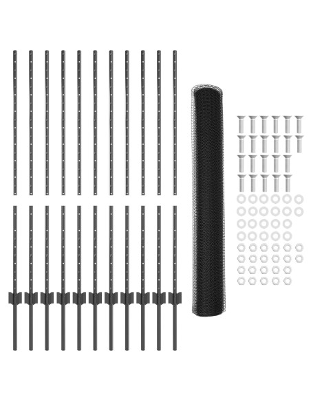Recinzione con Posto Grigio 1,2 x 25 m Acciaio