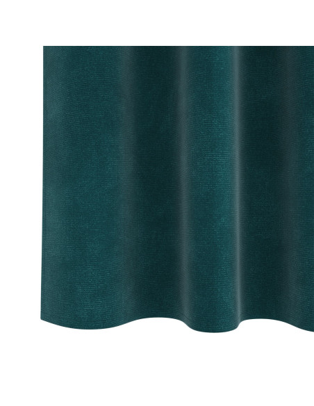 Tende oscuranti  con nastro superiore 2 pz Verde scuro in velluto