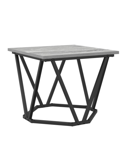 Tavolini 3 pz Grigio Legno Ingegnerizzato