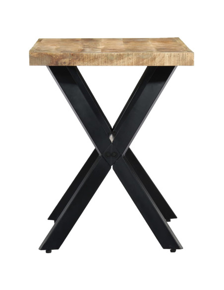 Tavolo da Pranzo 120x60x75 cm in Legno Massello di Mango
