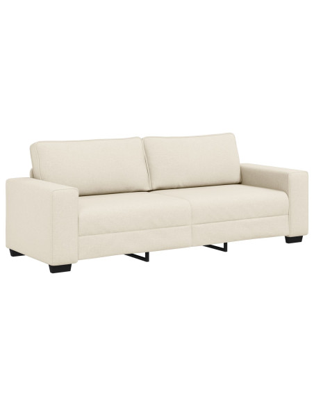 Set di Divani  Set di 3 Crema Poliestere Set di Divani