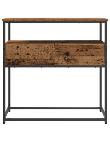 Tavolo consolle Legno vecchio 75 x 40 x 75 cm Legno multistrato