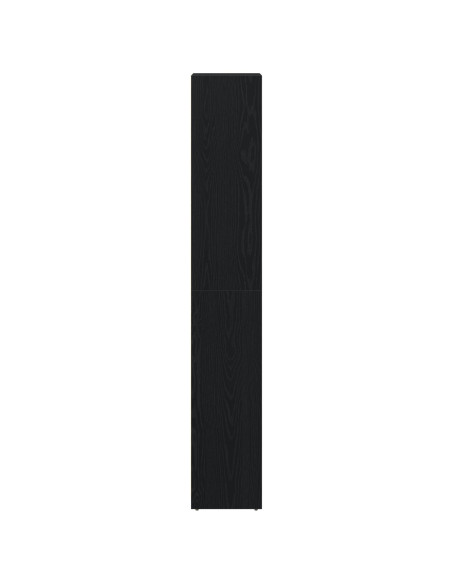 Mobile da bagno  Nero Rovere 30x30x183,5 cm Legno ingegnerizzato