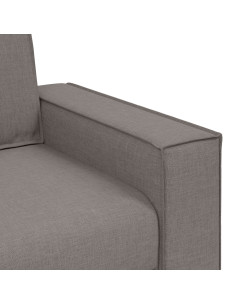 Divano 3 pcs Talpa Tessuto misto lino 2