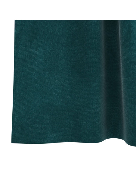 Tende Blackout  con anelli di sospensione 2 pezzi Verde scuro in velluto