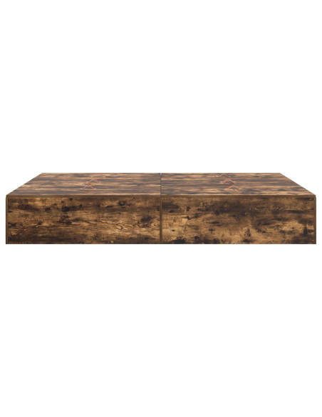 Struttura Letto  Rovere Affumicato Legno di Rovere Massello