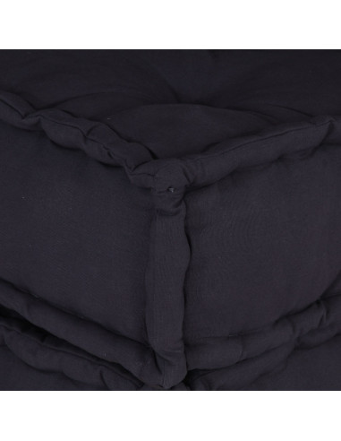 Divano modulare 2 pcs Antracite 140 x 70 x 56 cm Tessuto