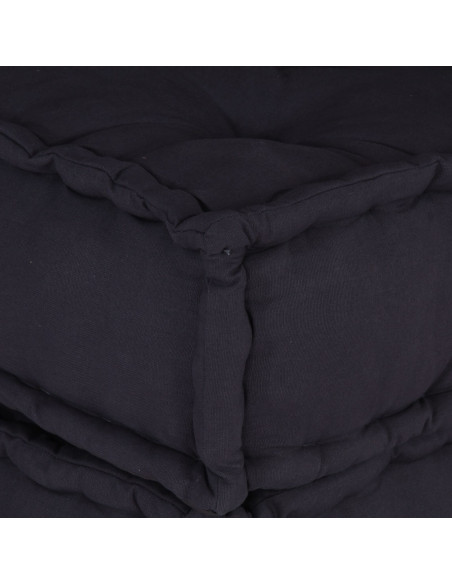 Divano modulare 2 pcs Antracite 140 x 70 x 56 cm Tessuto