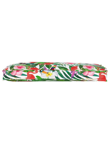 Cuscino Floreale Multicolore 100 x 40 x 8 cm Tessuto Oxford