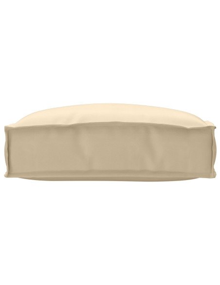 Cuscino da Esterno  Beige Poliestere 50 cm x 50 cm Reversibile