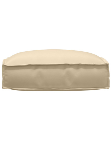 Cuscino da Esterno  Beige Poliestere 50 cm x 50 cm Reversibile