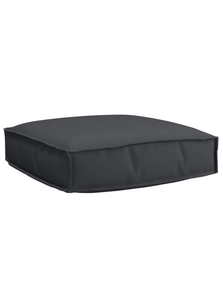 Cuscino per Pallet  Nero 60x60x12 cm Tessuto Oxford