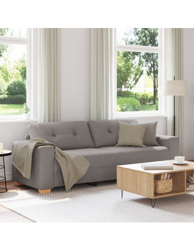 Divano  Tortora Tessuto, Legno Medio Durevole Divano Tortora