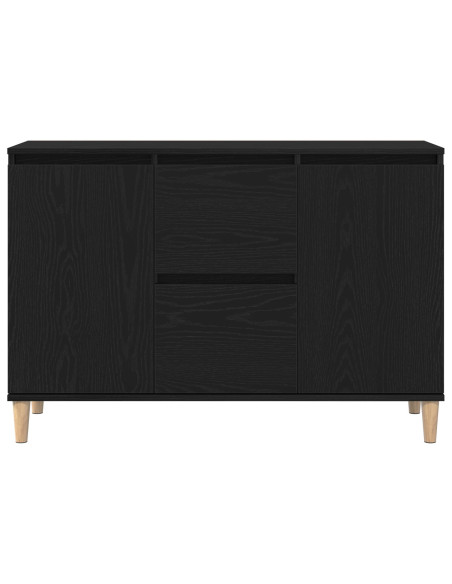 Credenza  in rovere nero 101x35x60 cm in legno ingegnerizzato