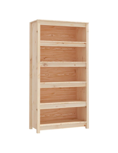 Libreria 80x35x154 cm in Legno Massello di Pino