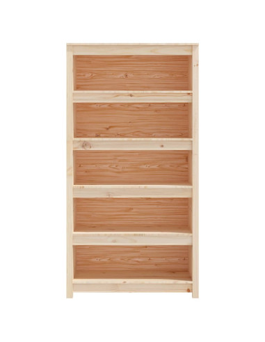 Libreria 80x35x154 cm in Legno Massello di Pino