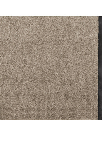 Tappetino Beige e Nero 120 x 350 cm Polipropilene e vinile