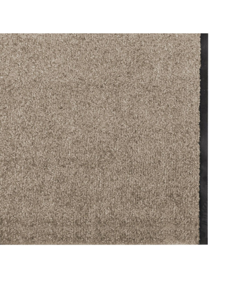 Tappetino Beige e Nero 120 x 350 cm Polipropilene e vinile