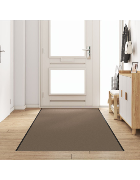 Tappetino rettangolare beige 120x350 cm