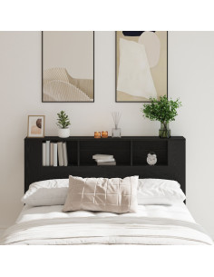 Testata del letto Rovere Nero 120 x 18.5 x 102.5 cm