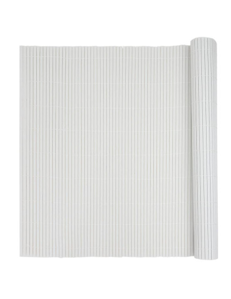 Recinzione da Giardino Bifacciale Bianca 1,8x3 m in PVC