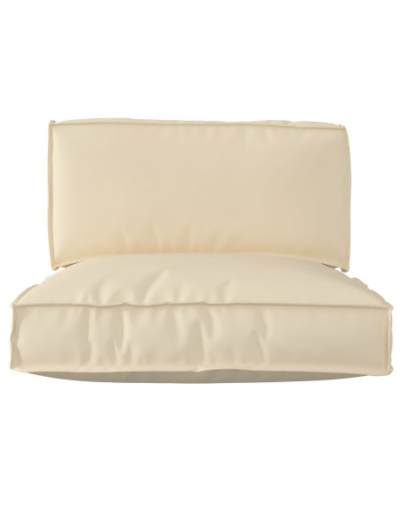 Set di cuscini per pallet  Set da 2 Beige Poliestere Medio