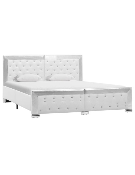 Giroletto Bianco in Similpelle 160x200 cm