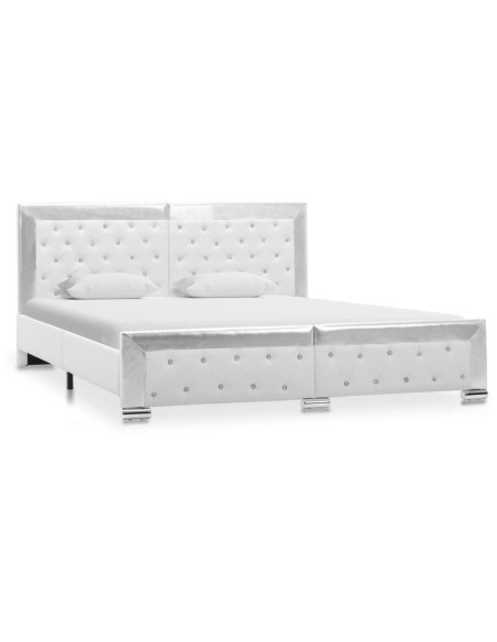 Giroletto Bianco in Similpelle 160x200 cm