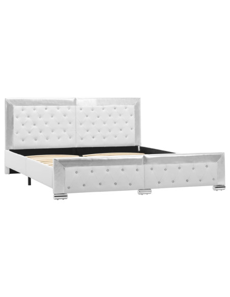 Giroletto Bianco in Similpelle 160x200 cm