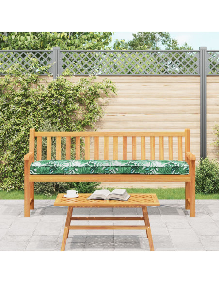 Cuscino per pallet Floreale Motivo Foglia Verde 180 x 40 x 8 cm