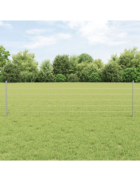 Set Recinzione Euro  Set di 2 Acciaio zincato 25 x 0.6 m Robusto