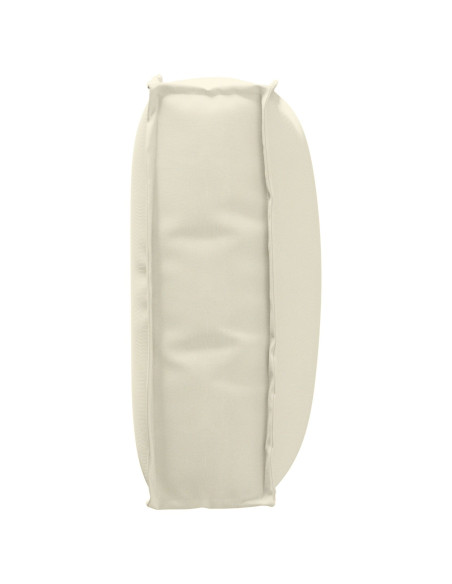 Cuscino da giardino  Panna Poliestere Medio Resistente Cuscino