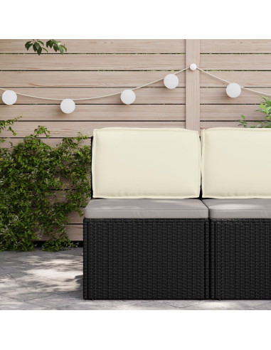 Cuscino Crema 50 x 40 x 12 cm Tessuto Oxford