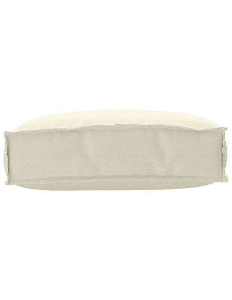 Cuscino Crema 50 x 40 x 12 cm Tessuto Oxford