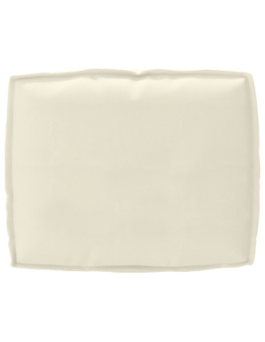 Cuscino Crema 50 x 40 x 12 cm Tessuto Oxford