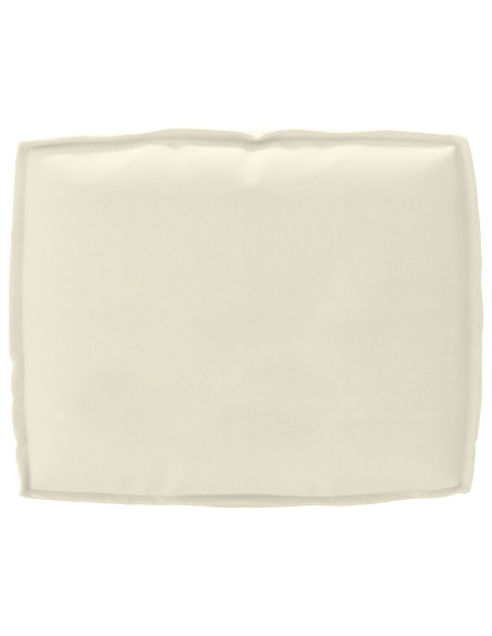 Cuscino Crema 50 x 40 x 12 cm Tessuto Oxford