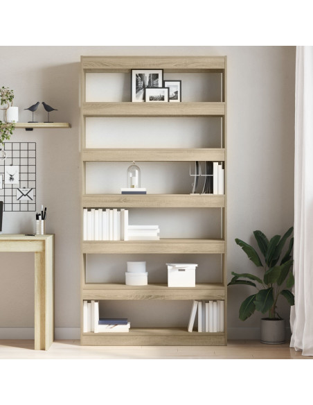 Libreria Quercia Sonoma Legno Ingegnerizzato 100 x 30 x 198 cm