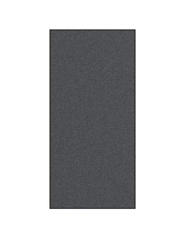 Tappetino Altro Antracite e Nero 120 x 250 cm Poliammide e PVC
